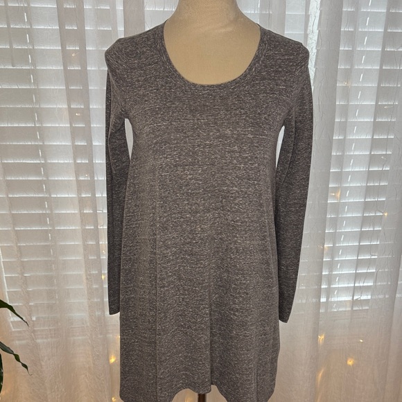 Tops - Gray Long Sleeve Women's Tunic